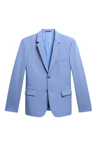 Veste de costume en laine - Bleu