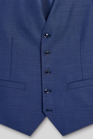 Gilet de costume en laine - Bleu