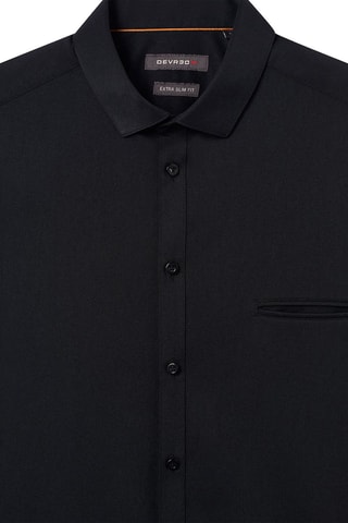 Chemise slim - Noir