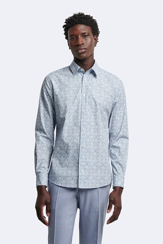 Chemise slim - Bleu