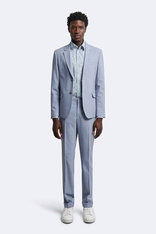 Chemise slim - Bleu