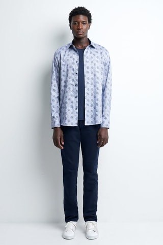 Chemise slim - Bleu