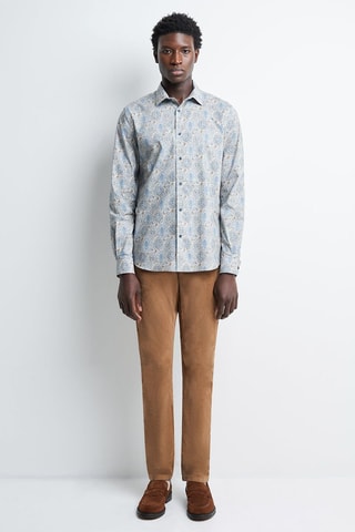 Chemise slim - Bleu
