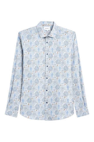 Chemise slim - Bleu