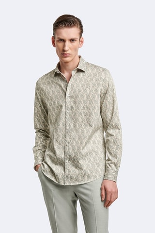 Chemise slim - Vert céladon