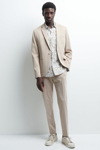 Chemise extra-slim vegan - Blanc