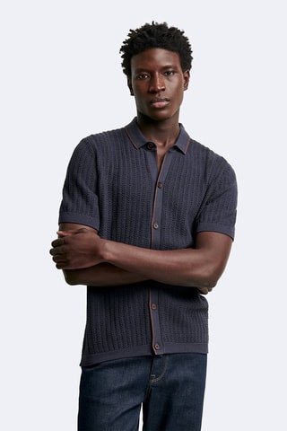 Polo - Bleu-gris