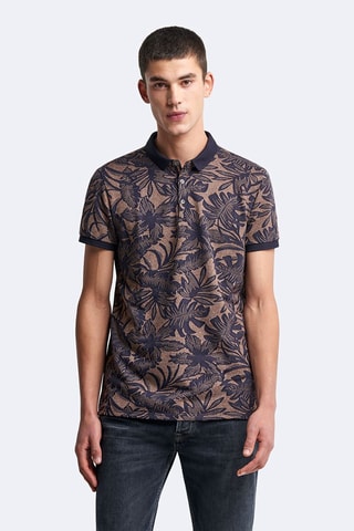 Polo slim - Marron