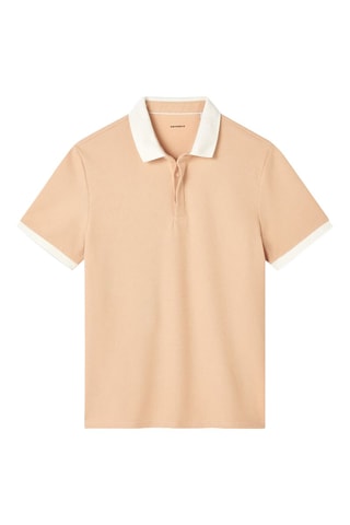 Polo slim - Orange clair