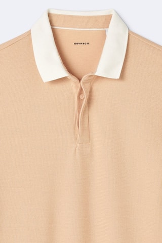 Polo slim - Orange clair