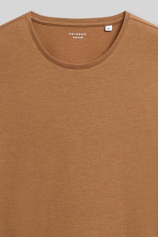 T-shirt slim - Marron clair