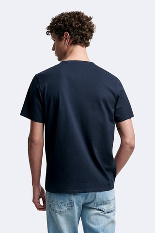 T-shirt slim - Bleu marine