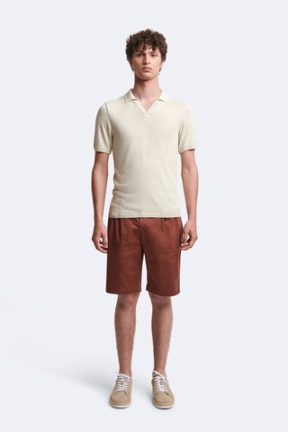 Bermuda slim - Marron