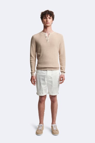 Bermuda slim - Blanc