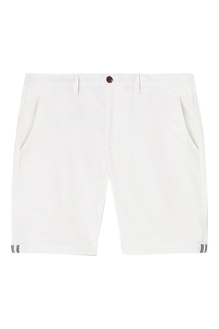 Bermuda slim - Blanc