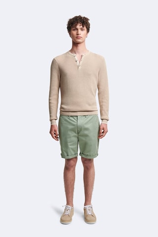 Bermuda slim - Vert