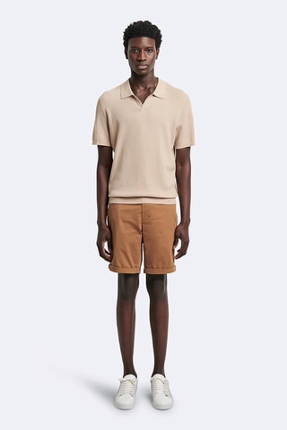 Bermuda slim - Marron