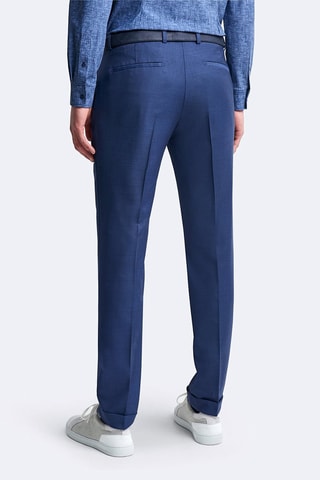 Pantalon de costume en laine - Bleu