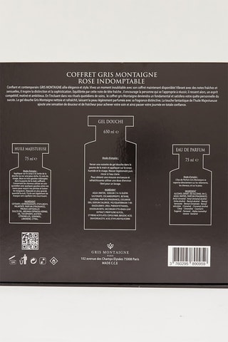 Coffret Rose Indomptable Gris Montaigne - 3 produtos