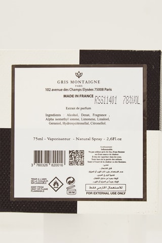 Black & White Gris Montaigne Eau de parfum 75 ml