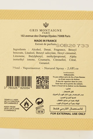Manuka Gris Montaigne Eau de parfum 75 ml