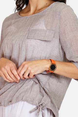 Top en lin - 
Gris