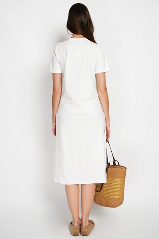 Robe longue en lin - Blanc