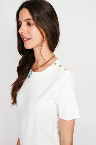 Robe longue en lin - Blanc
