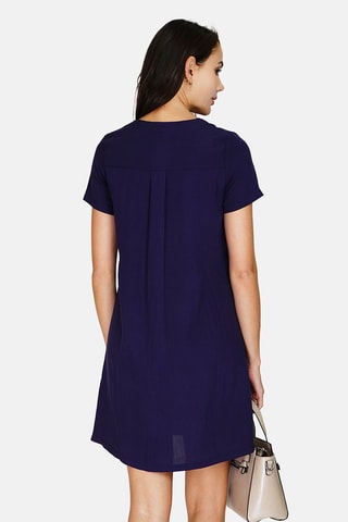 Robe en lin - 
Bleu