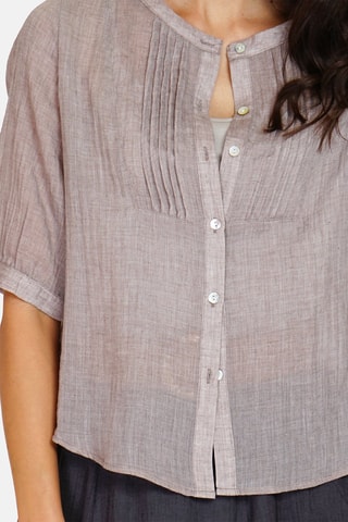 Chemisier en lin - 
Gris