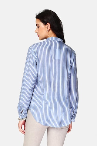 Chemise en lin - 
Bleu