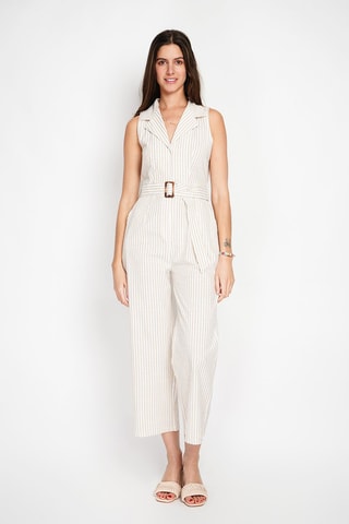 Combinaison en lin - Beige