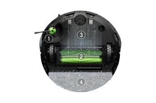 Robot aspirateur et laveur Roomba Combo i5+ - 120 min d'autonomie