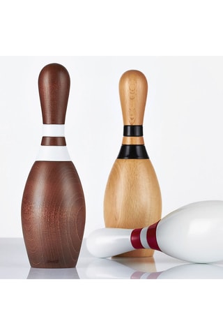 Gelakt Houten Kruidenmolen Bowling 23 cm