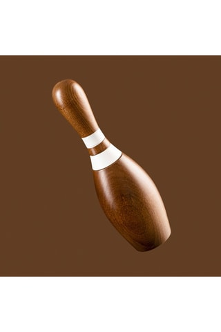 Gelakt Houten Kruidenmolen Bowling 23 cm