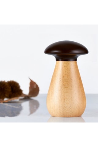 Gelakt Houten Kruidenmolen Champignon 13,5 cm
