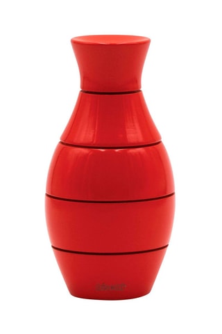 Gelakt Houten Kruidenmolen Vaas 16 cm