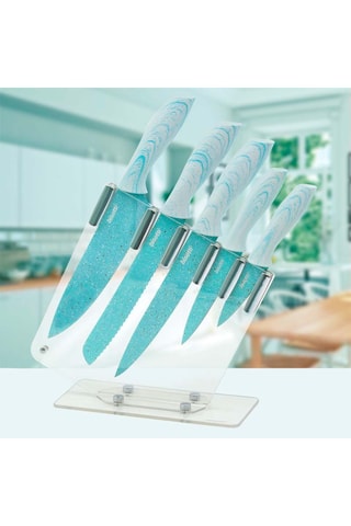Bloco de 5 peças de aço inoxidável Miss Gourmet