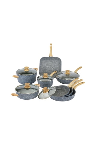 Trem de cozinha Pierre Gourmet em granito e quartzo mineral - 13 peças