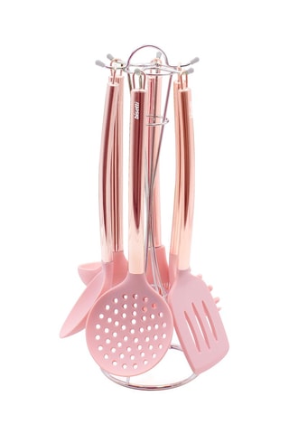 6 utensílios de aço inoxidável