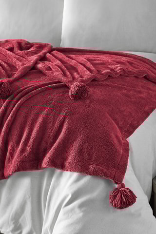 Couverture 57 fils/cm²  Bordeaux