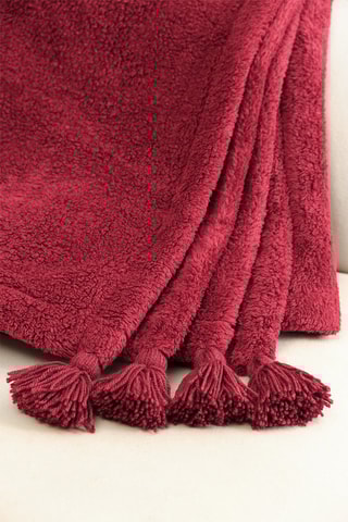 Couverture 57 fils/cm²  Bordeaux