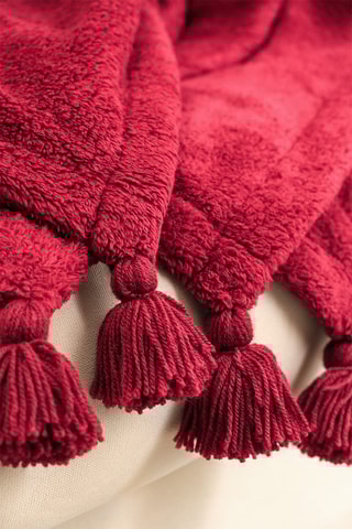 Couverture 57 fils/cm²  Bordeaux