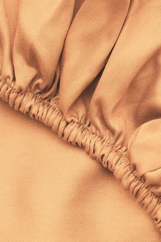 Drap-housse en coton 117 fils/cm² - Orange