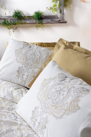 Parure de couette en coton 57 fils/cm² Najva - Jaune