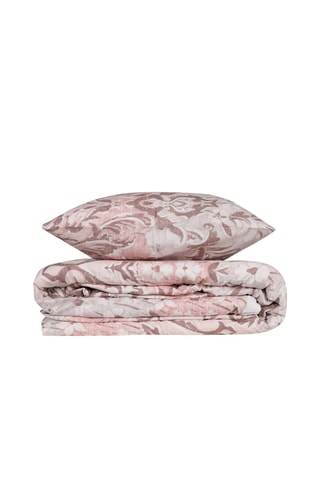Parure de couette en coton renforcé 145 fils/cm² Floral - Rose