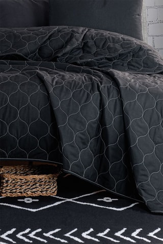 Parure de couette - Noir
