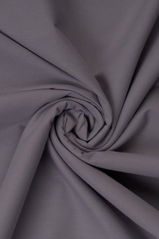 Drap plat en coton renforcé 155 fils/cm² Tonne Grise - Gris foncé