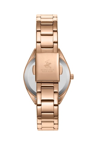 Montre à quartz en alliage - Doré rose
