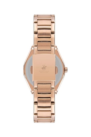 Montre à quartz en alliage - Doré rose